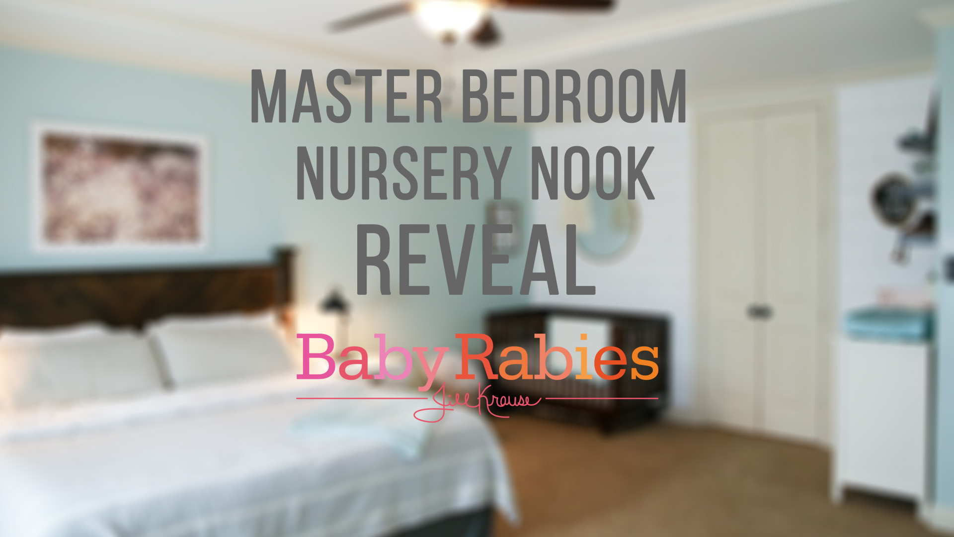 master bedroom and nursery combined ideas